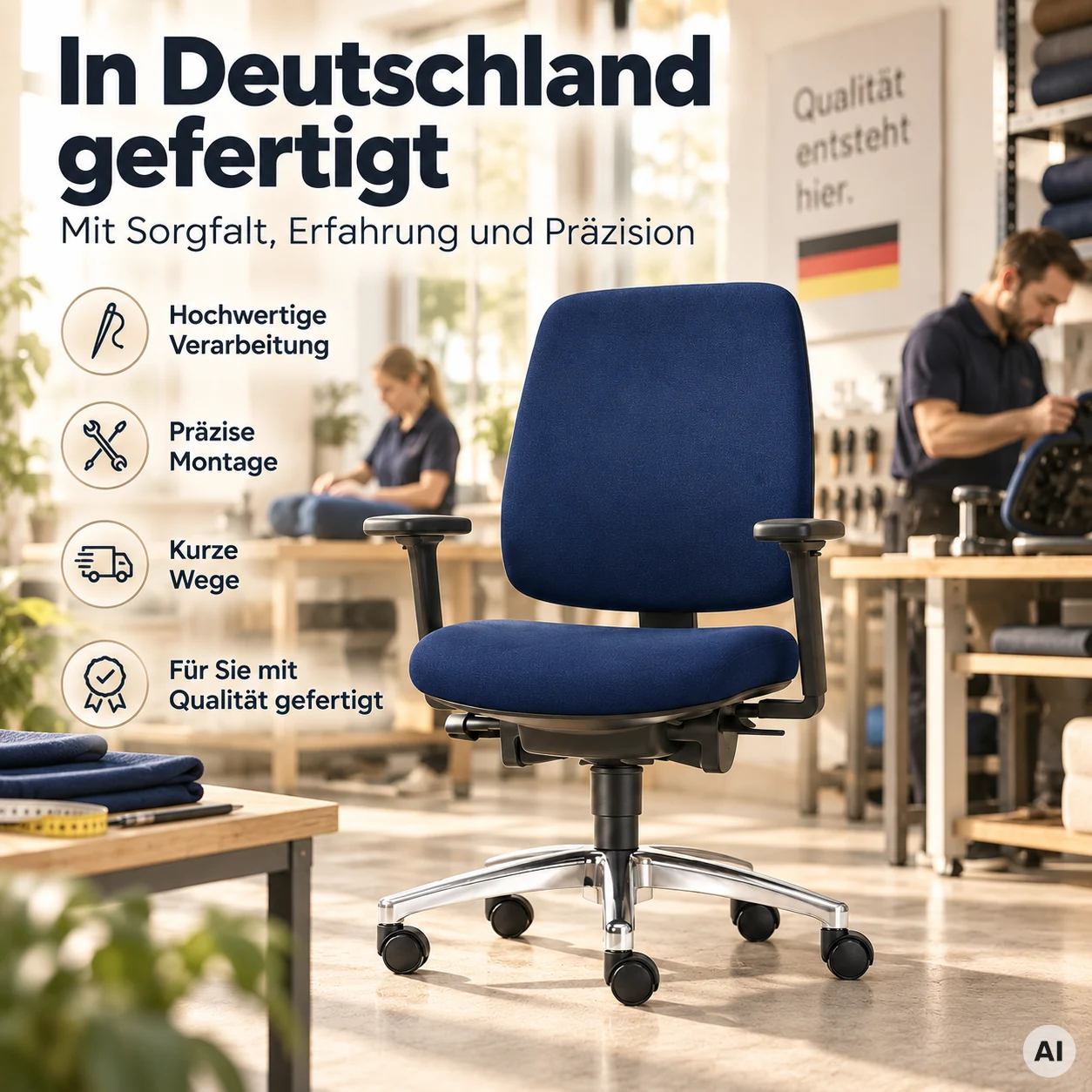 Spirit M - Ergonomischer Profi Bürodrehstuhl